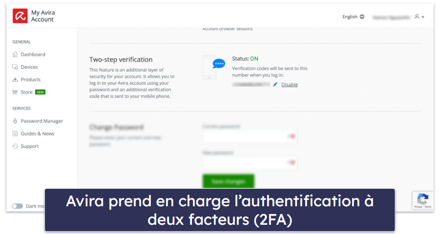 8. Avira Password Manager : outil très sécurisé avec une interface épurée