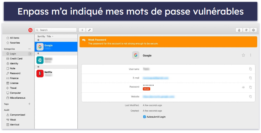 Bonus. Enpass : un gestionnaire de mots de passe hors ligne pour les utilisateurs avancés