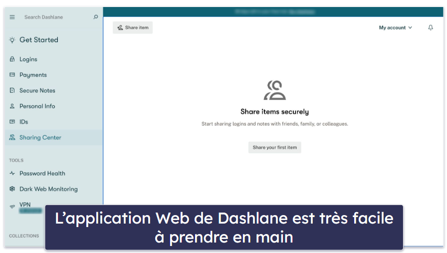 🥈2. Dashlane : outil intuitif avec des fonctionnalités avancées supplémentaires