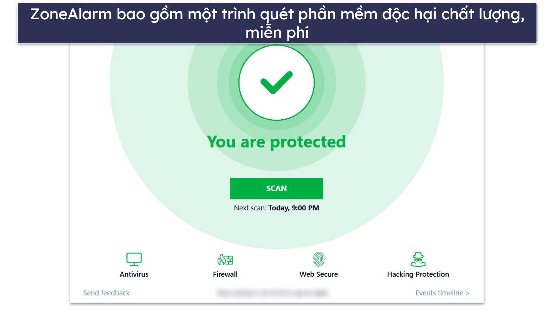 9. ZoneAlarm – Trình quét phần mềm độc hại hiệu quả với tường lửa miễn phí
