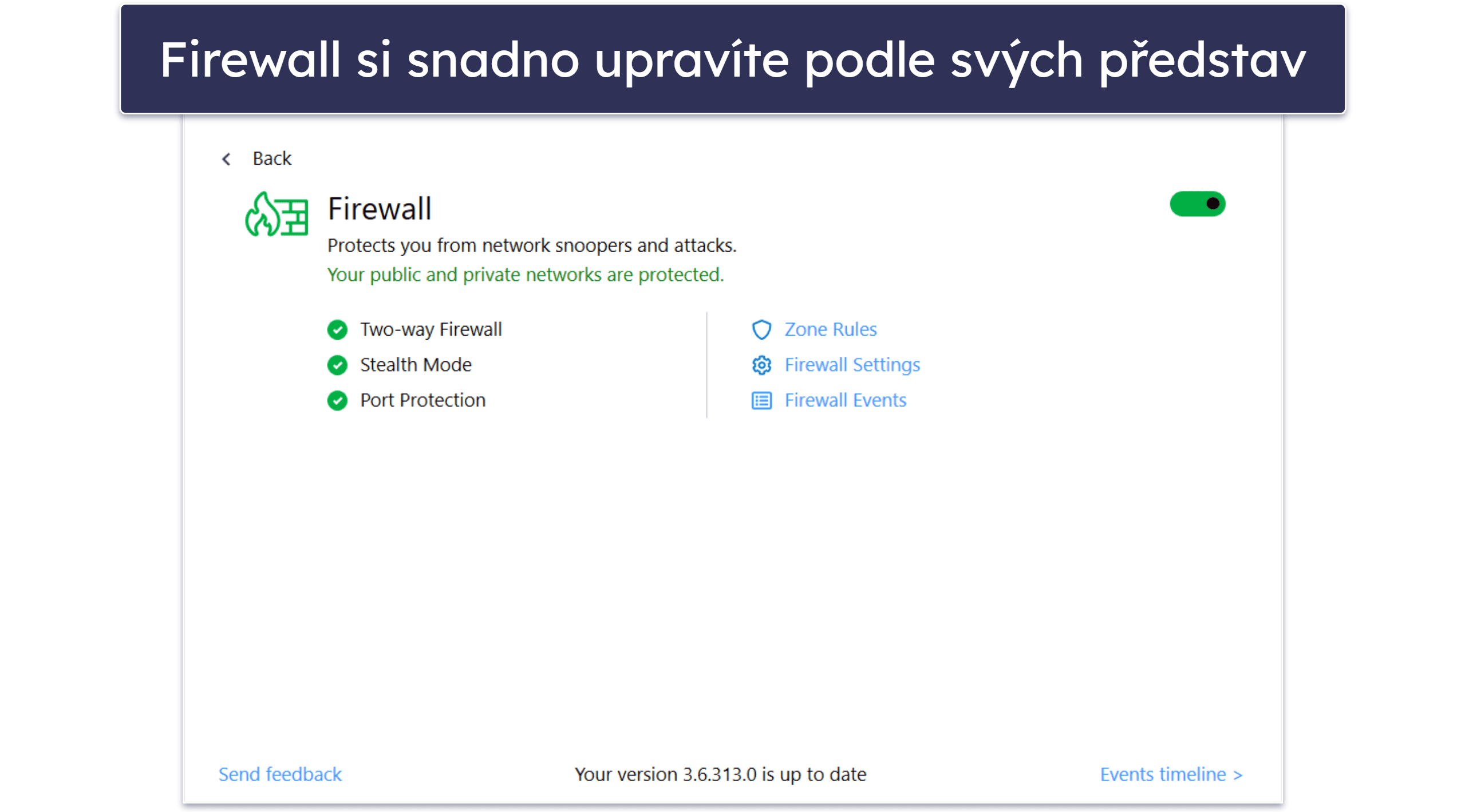 9. ZoneAlarm — Účinná kontrola malwaru s bezplatným firewallem