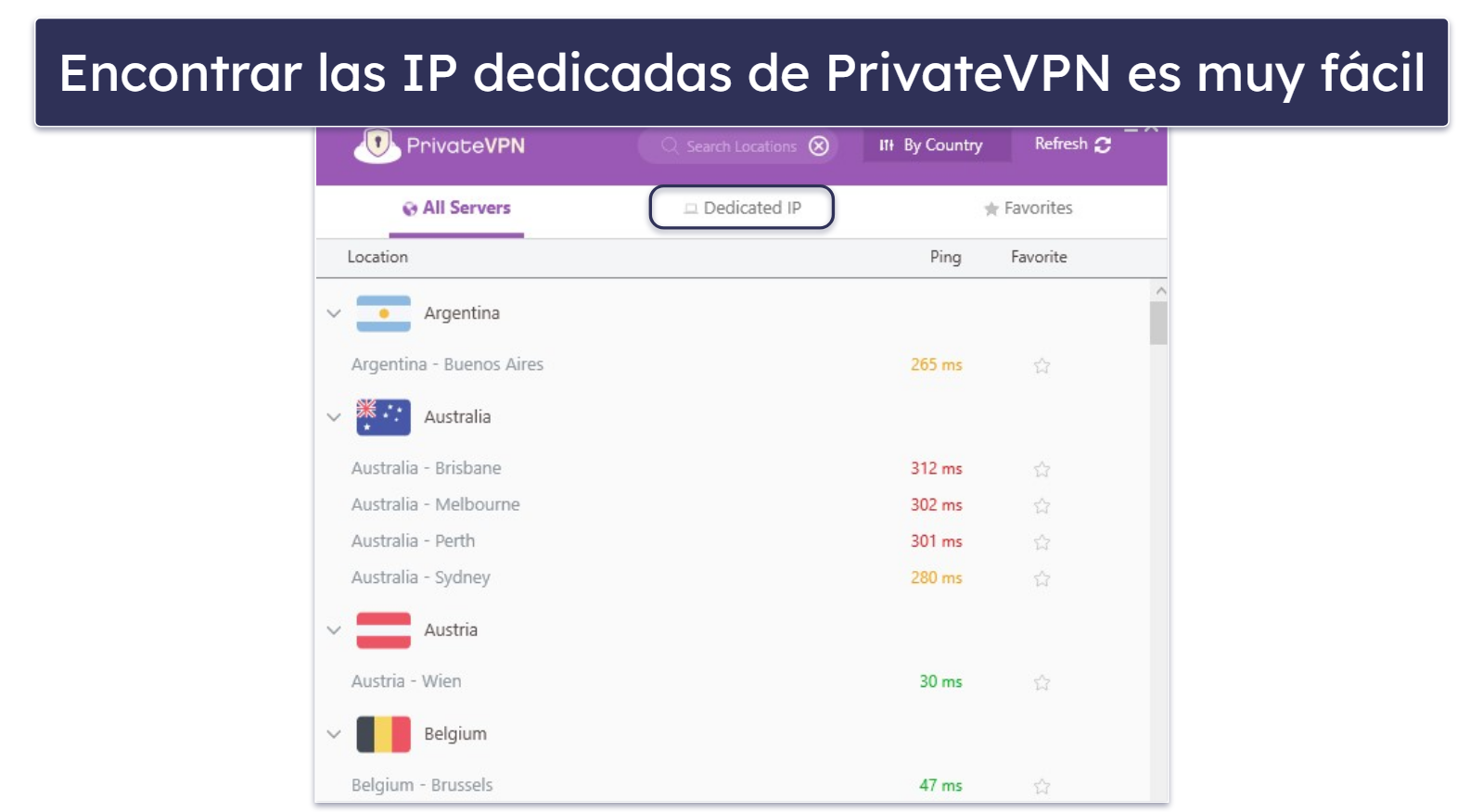 Bonus. PrivateVPN: Ofrece direcciones IP dedicadas dinámicas gratis