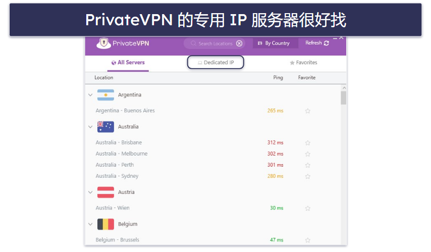 彩蛋：PrivateVPN（免费提供动态专用 IP 地址）