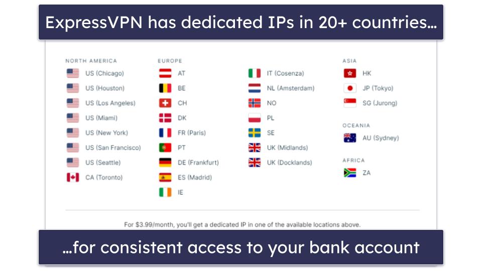 🥇1. ExpressVPN — Best Overall VPN for Banking