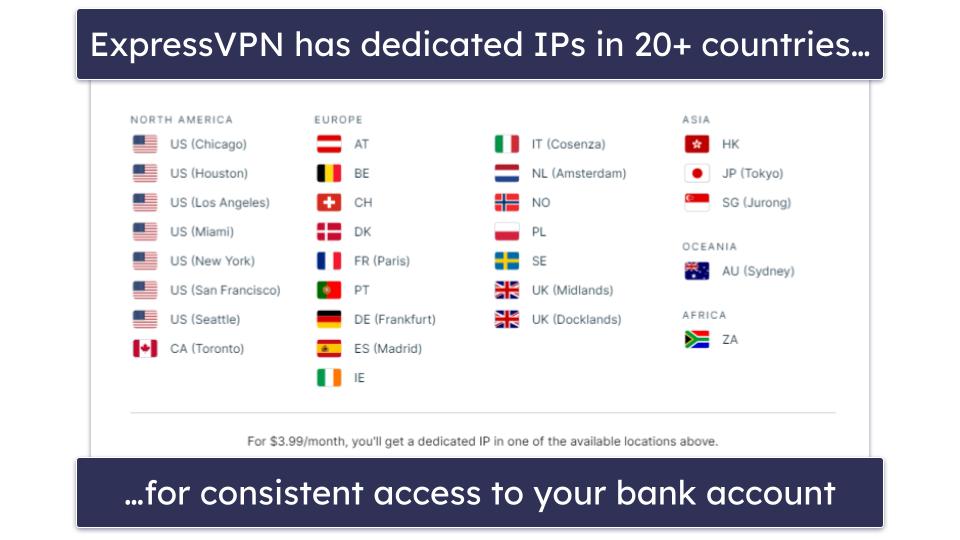 🥇1. ExpressVPN — Best Overall VPN for Banking