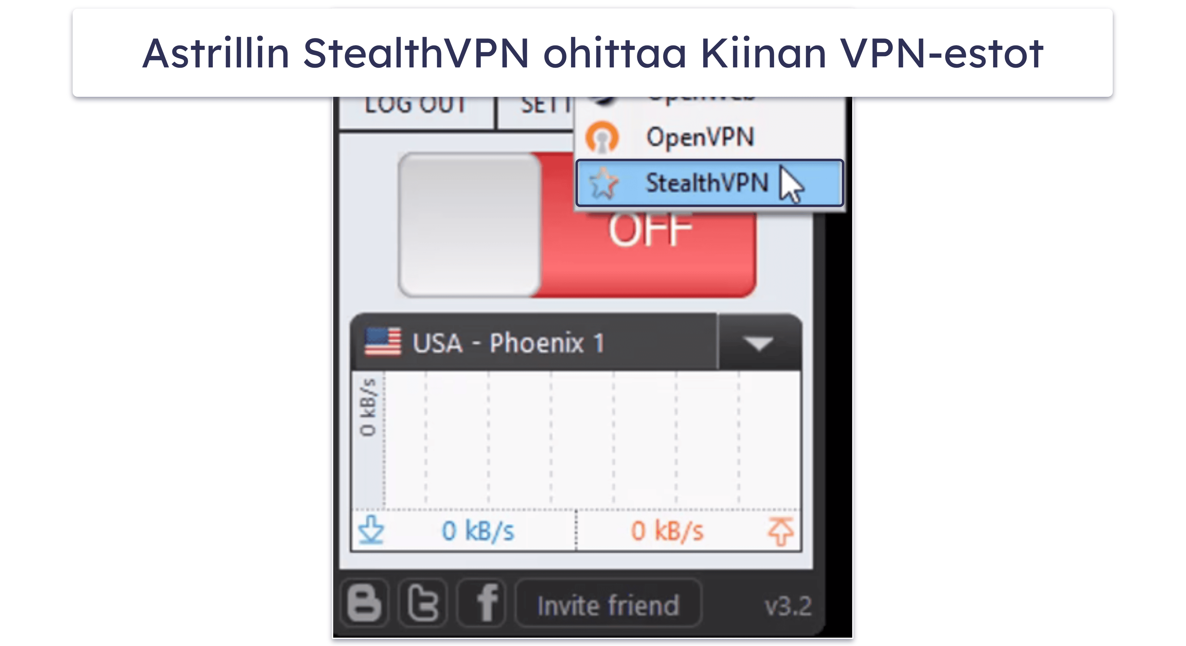 4. Astrill VPN – Stealth VPN ja Smart Mode Kiinan palomuurin ohitukseen