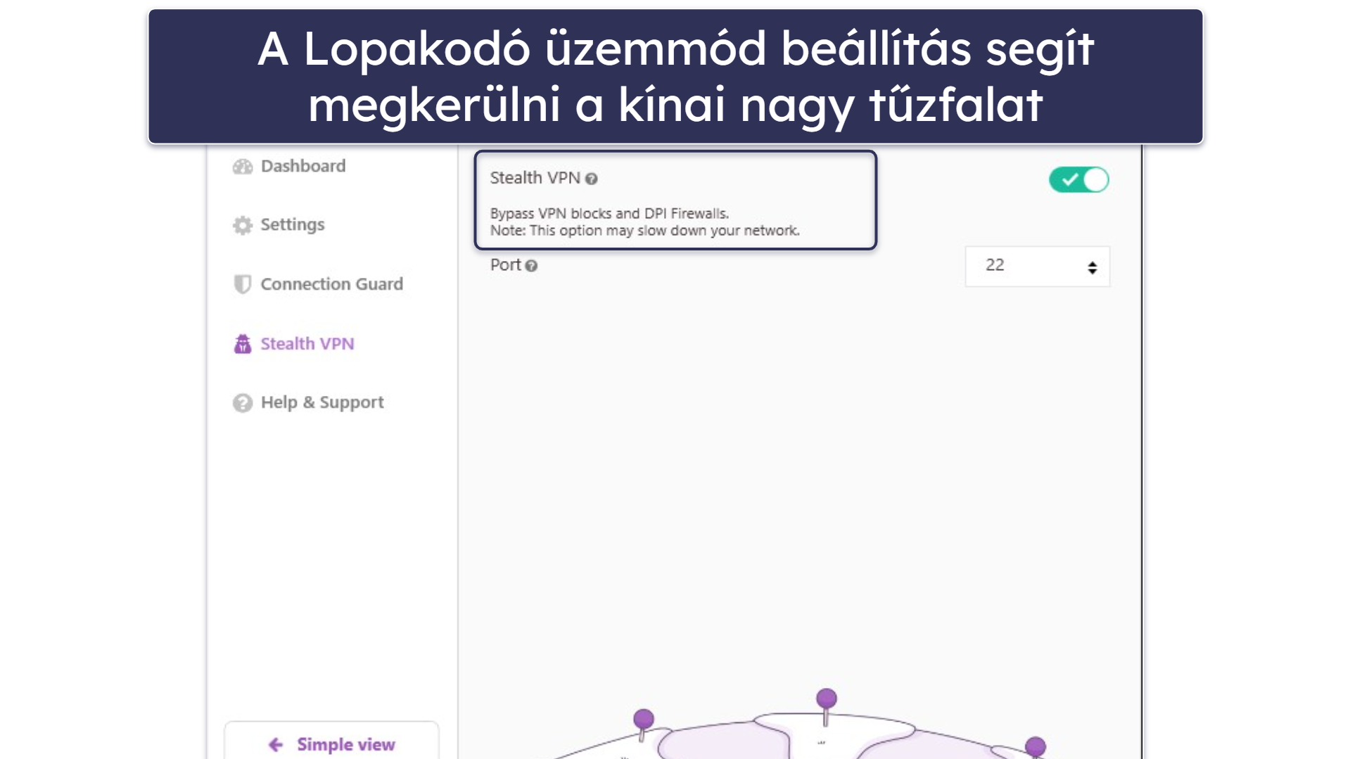 🥉3. PrivateVPN — Egyszerű kezelőfelület és jó az obfuszkáció