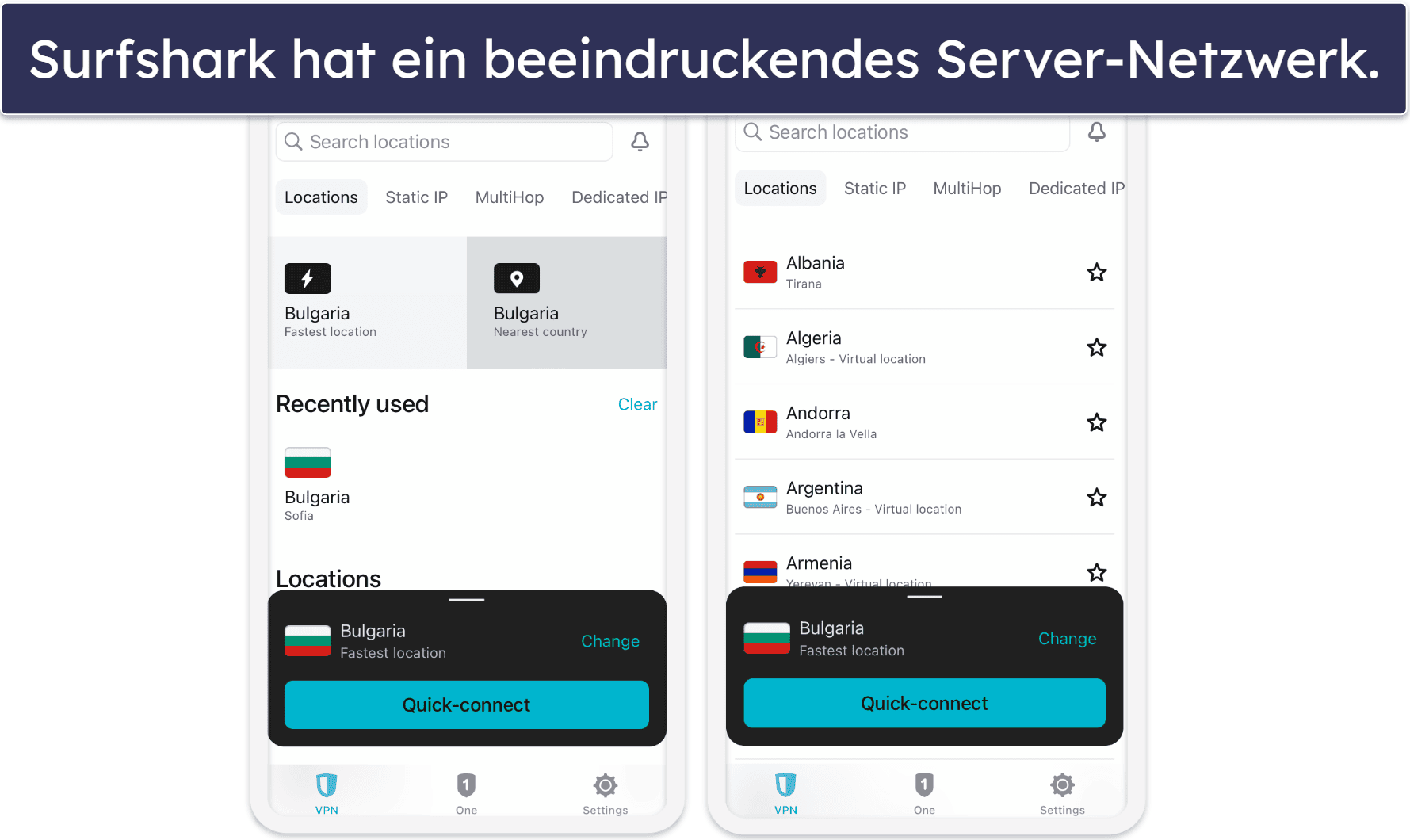 5. Surfshark – benutzerfreundliches VPN mit erschwinglichen Paketen