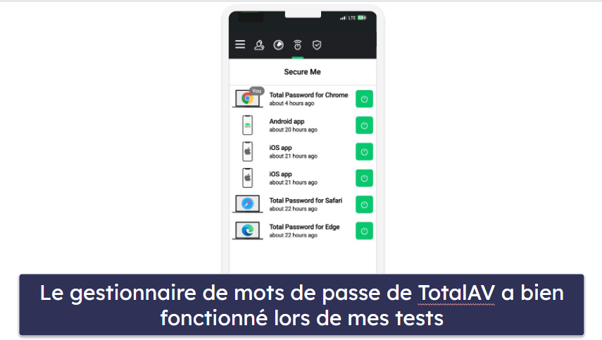 8. Total Password — Gestion simple et sécurisée des mots de passe pour iOS