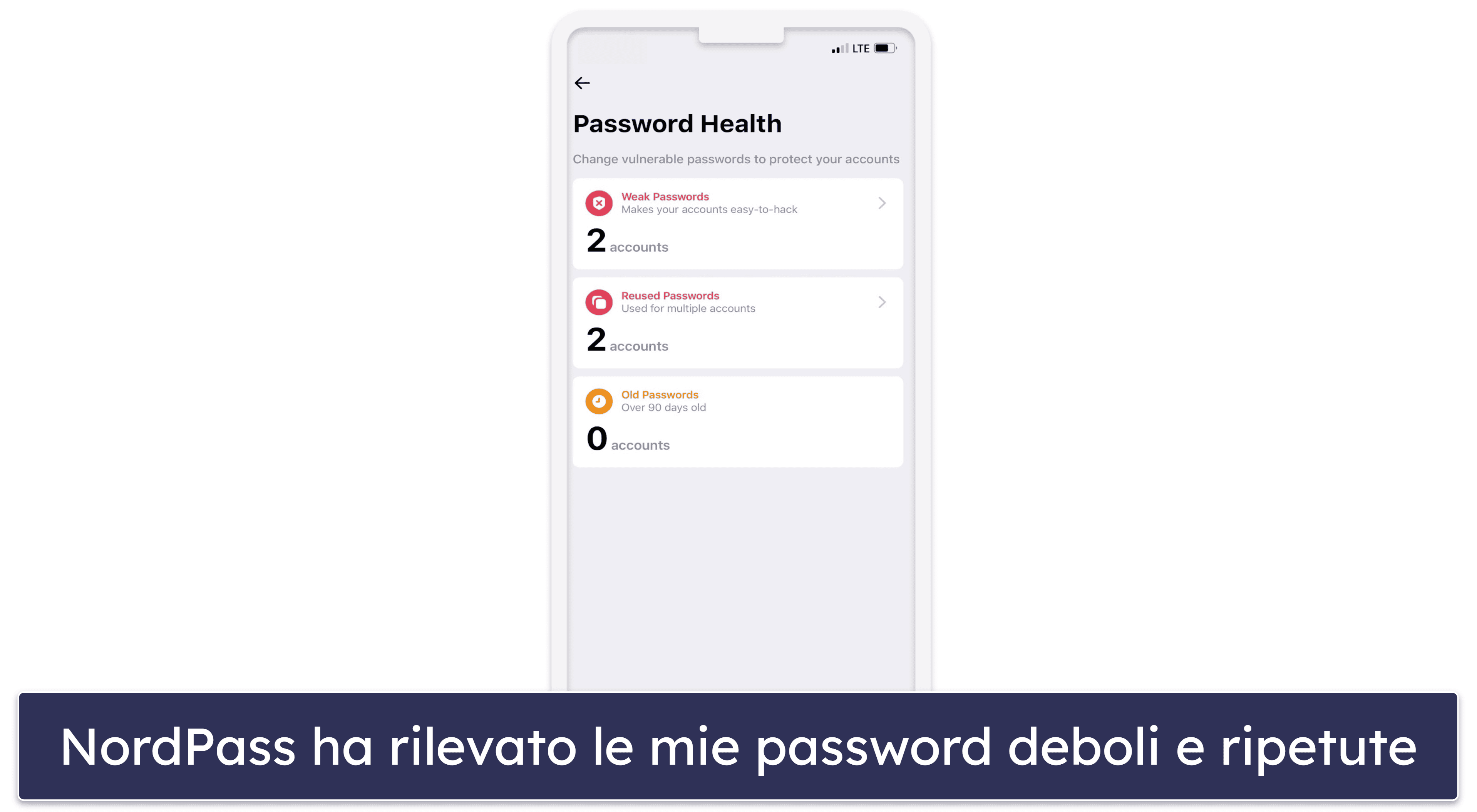 5. NordPass: interfaccia per iOS intuitiva e facile da usare