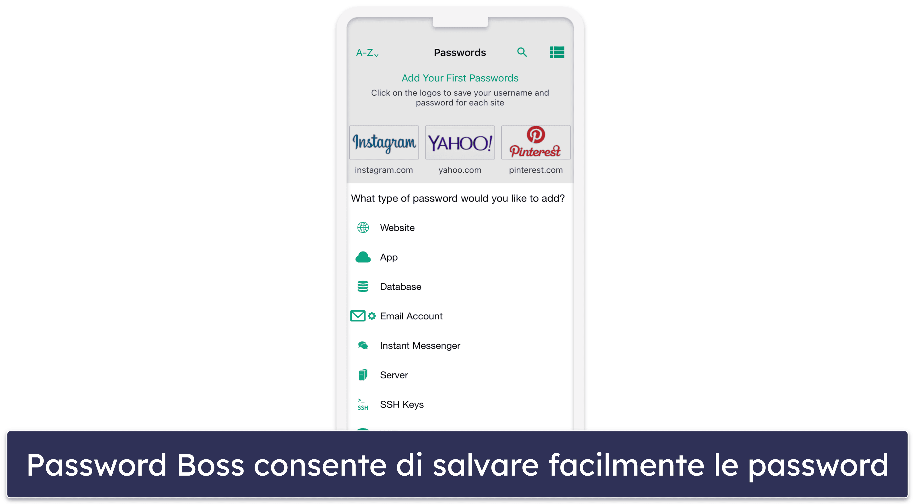 10. Password Boss: una straordinaria app per iOS, ben progettata e con un’interessante dotazione di funzionalità