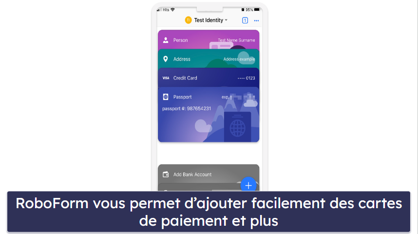 🥉3. RoboForm — Le meilleur pour un remplissage de formulaire complexe sur iOS