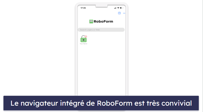 🥉3. RoboForm — Le meilleur pour un remplissage de formulaire complexe sur iOS