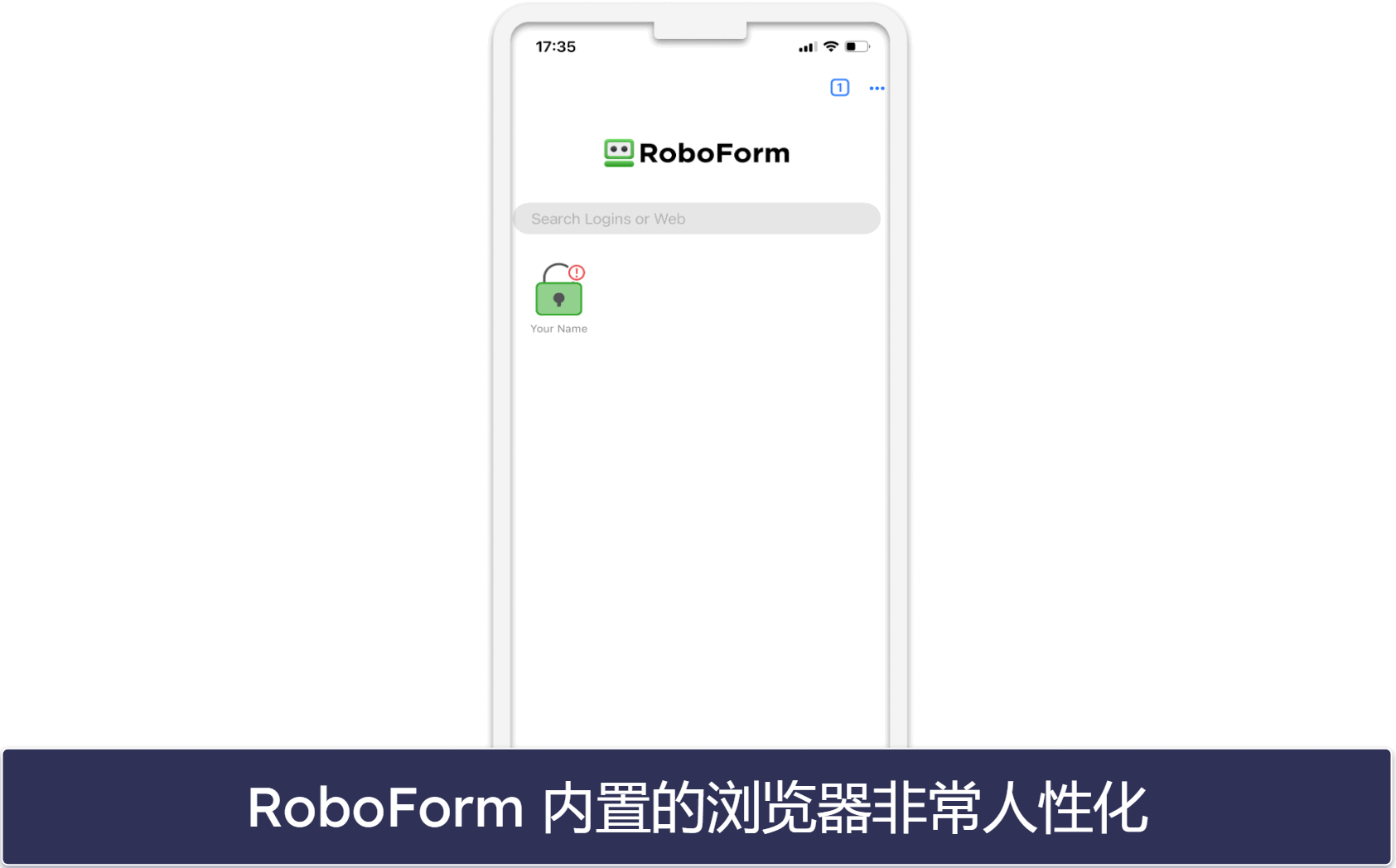 🥉3. RoboForm：最佳 iOS 高级表单填写功能