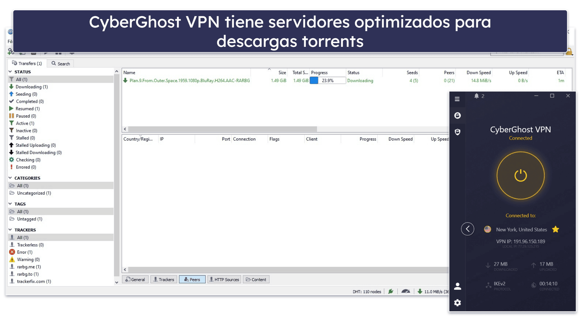 Descarga de torrents: ExpressVPN es la mejor opción