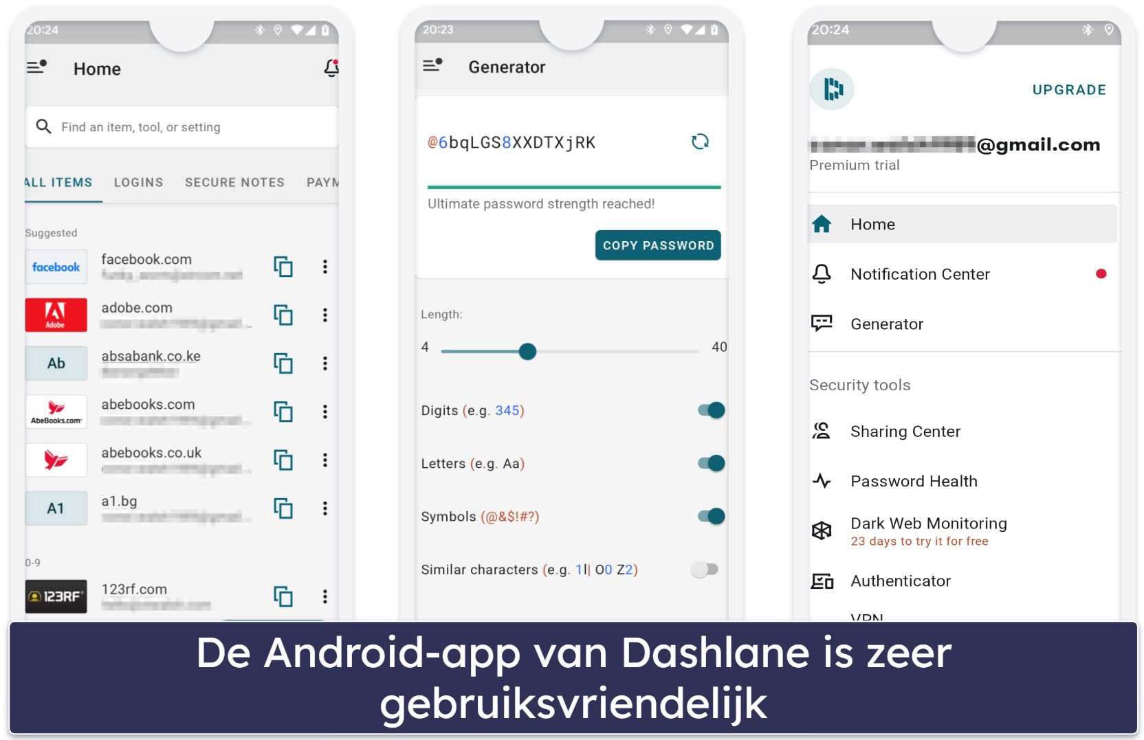 🥇1. Dashlane — Beste algemene wachtwoordmanager voor Android