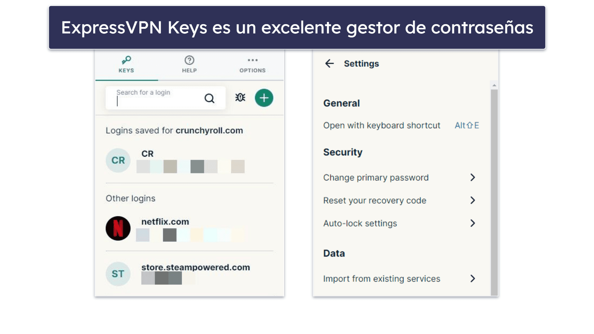 Características adicionales: ExpressVPN es la ganadora