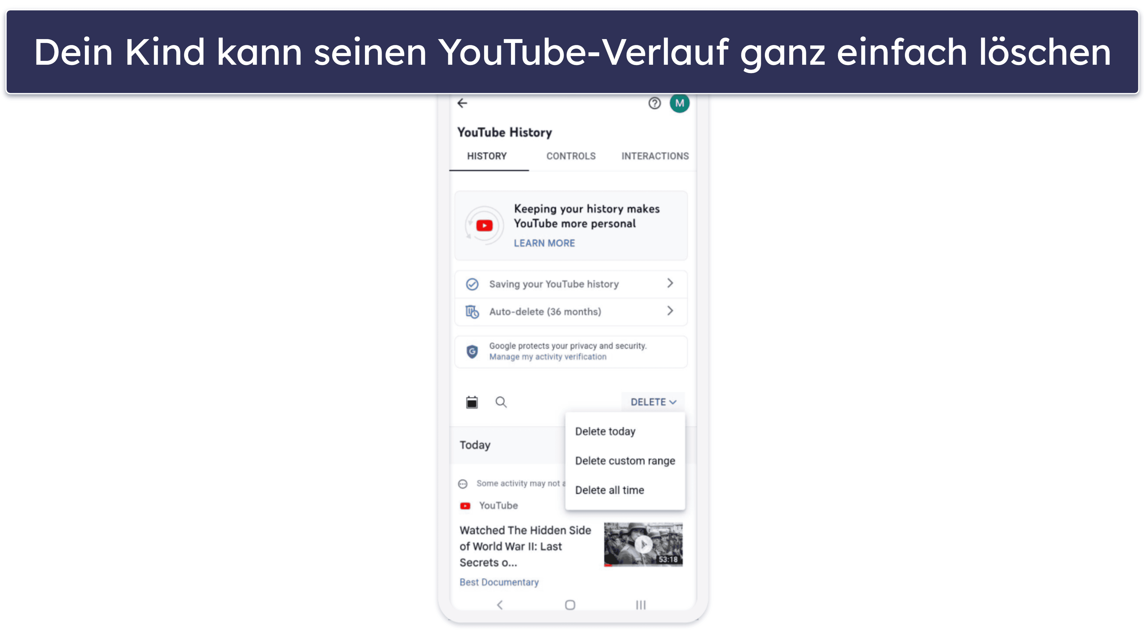 Funktionen von Google Family Link