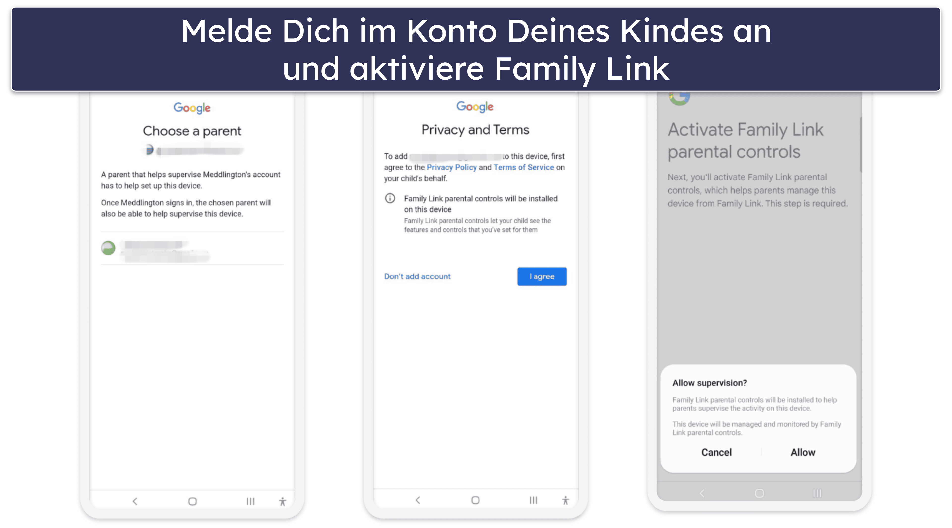 Installation und Konfiguration von Google Family Link