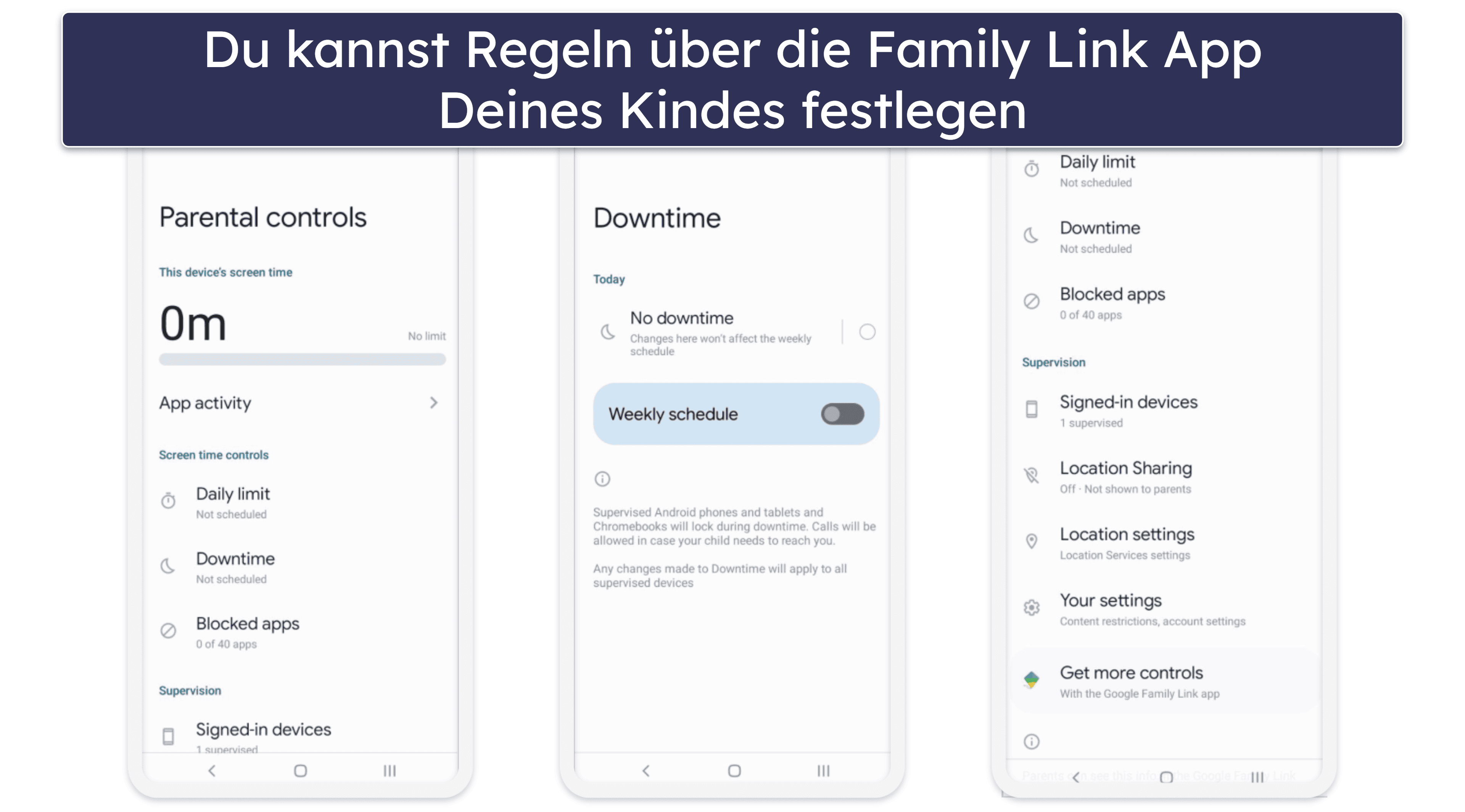 Installation und Konfiguration von Google Family Link