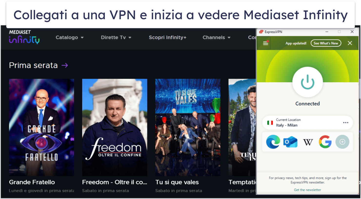 Come vedere i contenuti di Mediaset Infinity su qualsiasi dispositivo