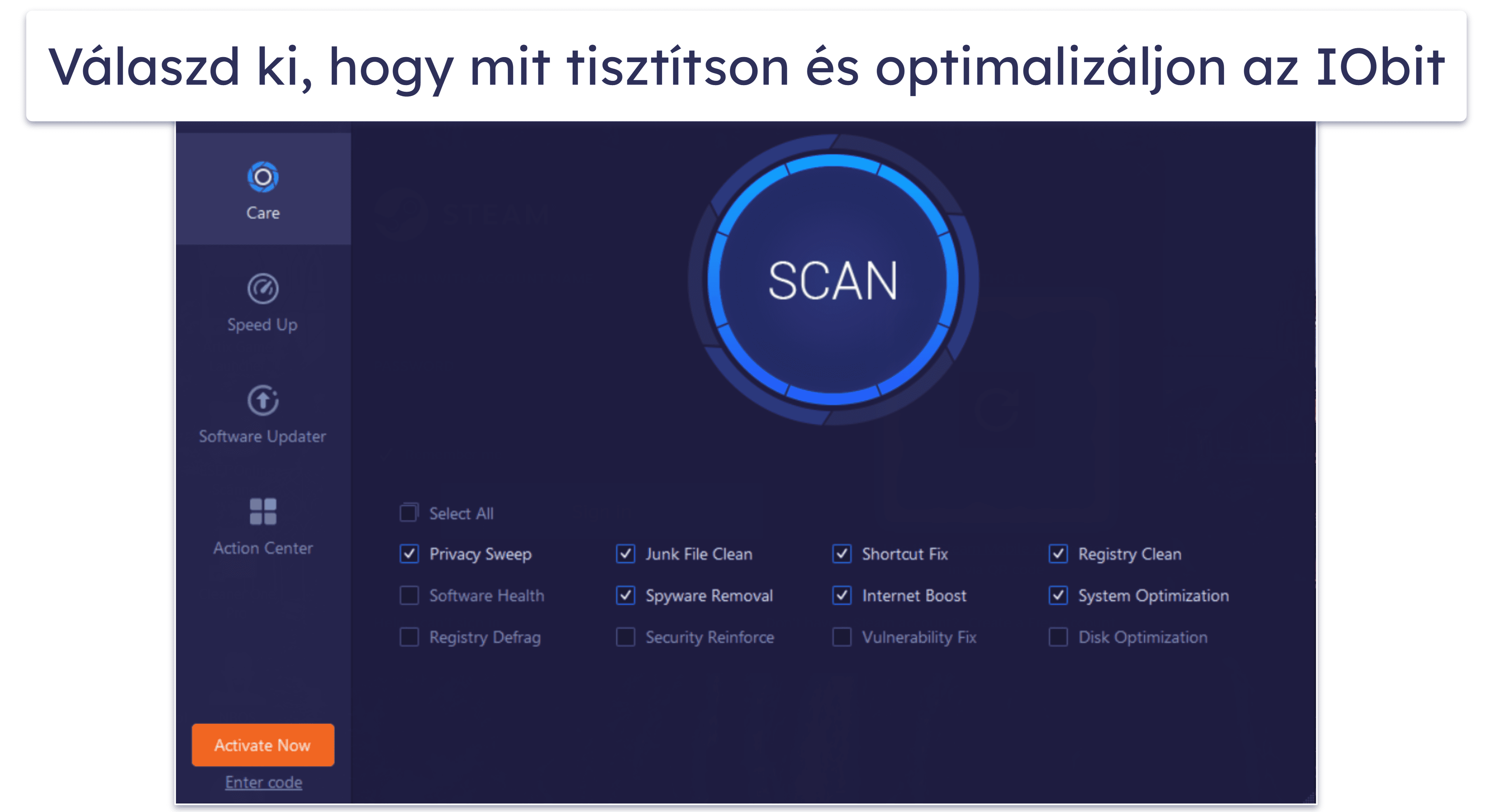 Az IObit Advanced SystemCare biztonsági funkciók — Kiváló rendszeroptimalizáló funkciók és elfogadható kártevőirtó