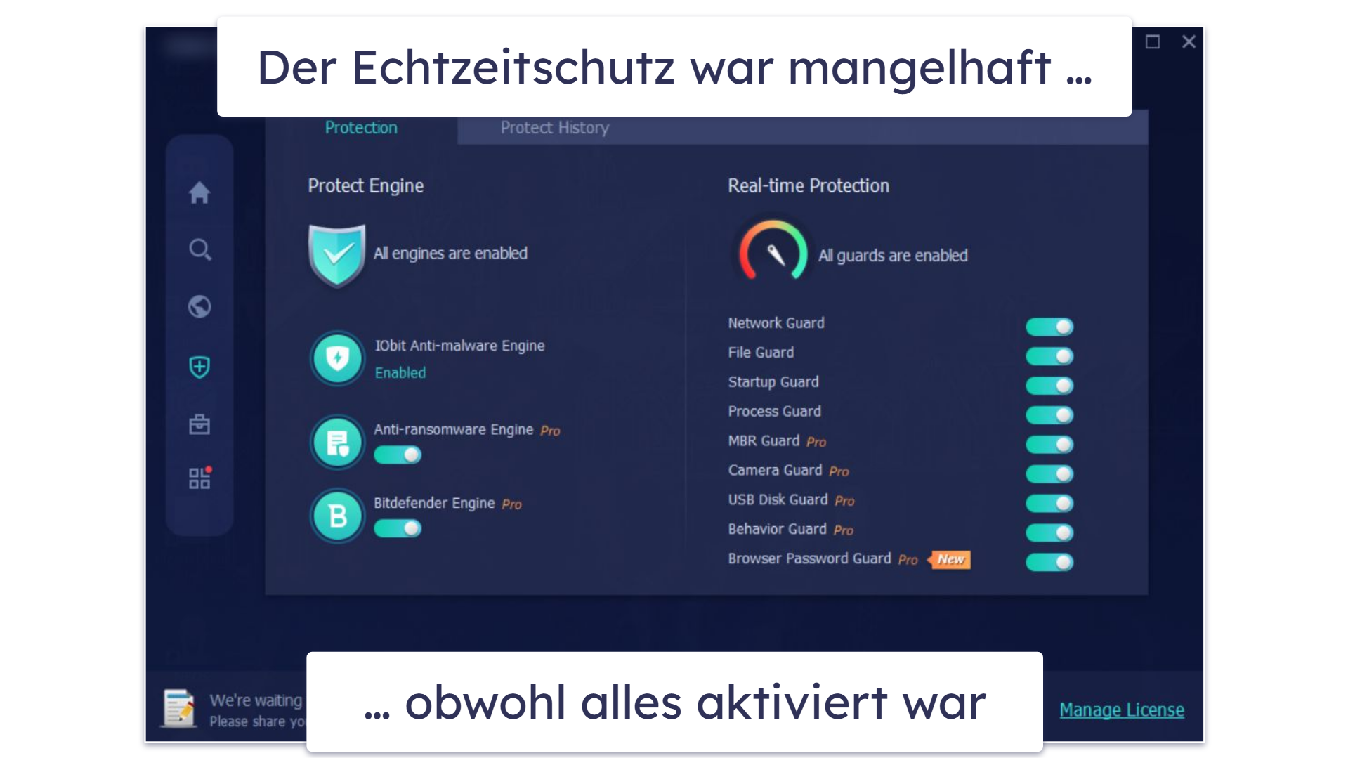 IObit Malware Fighter 10 PRO – Sicherheitsfunktionen