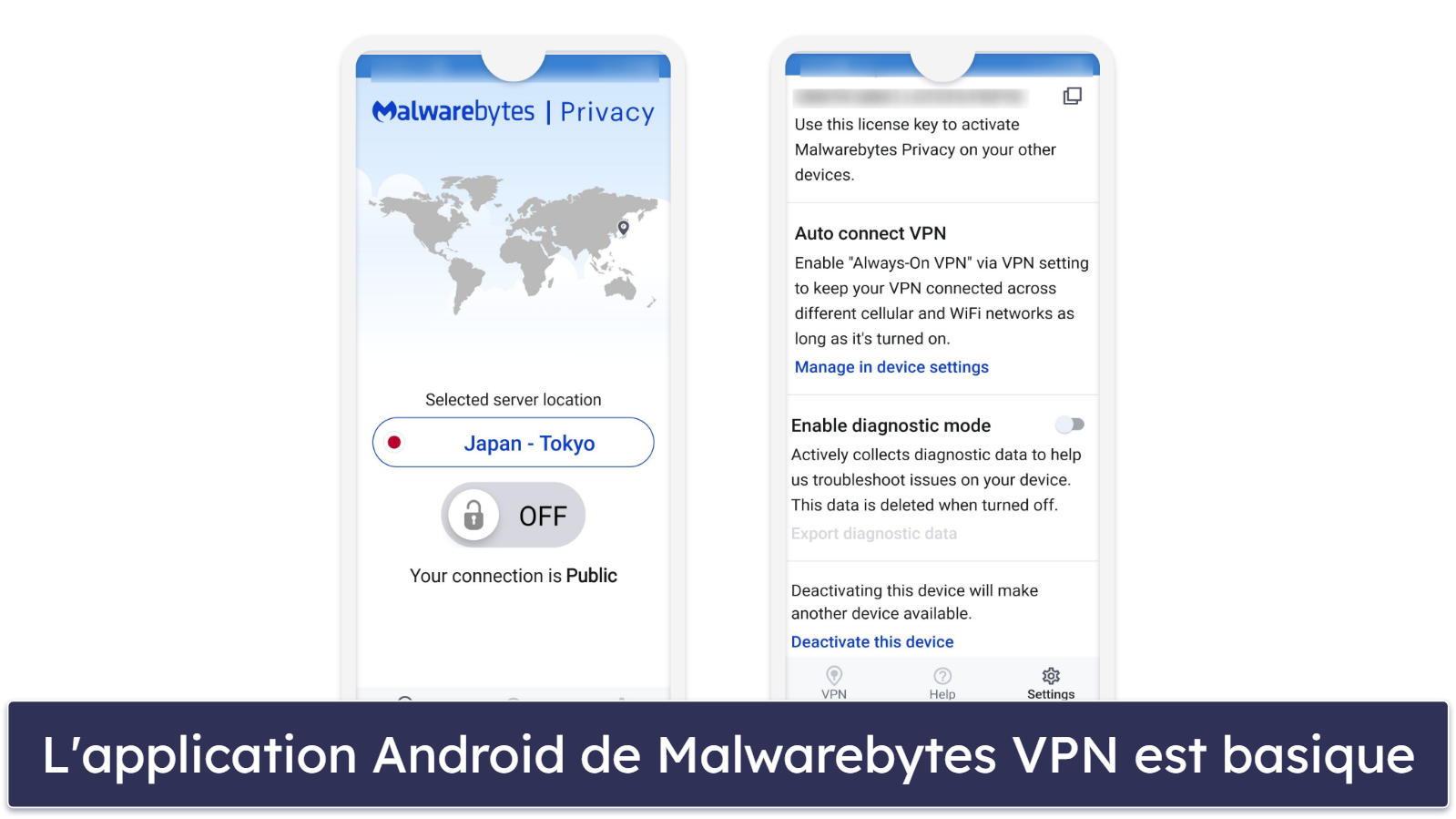 Malwarebytes Privacy VPN – Facilité d’utilisation : Les applications mobiles et de bureau sont intuitives, mais il manque la compatibilité avec les routeurs.