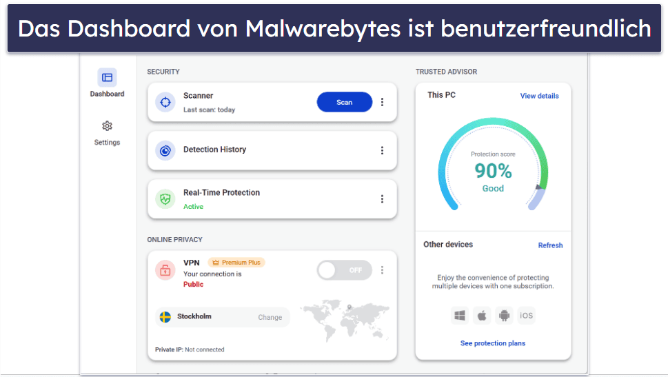 6. Malwarebytes — Guter Anti-Malware-Schutz für preisbewusste Nutzer