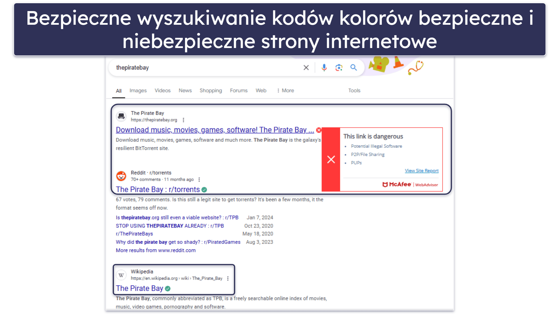 Funkcje bezpieczeństwa McAfee — doskonałe wykrywanie złośliwego oprogramowania, doskonała ochrona sieci i nie tylko