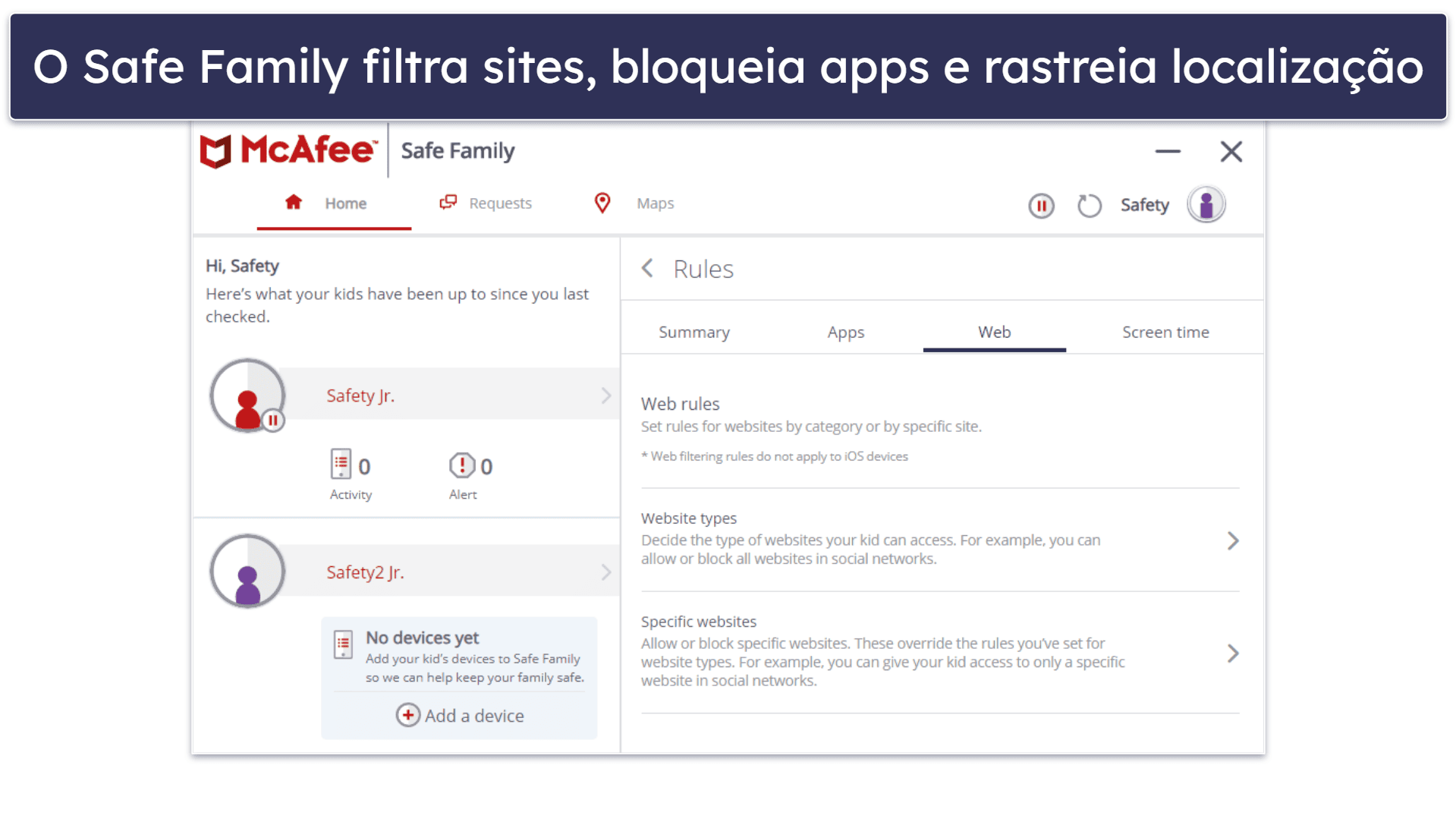 Recursos de segurança do McAfee — Detecção perfeita de malware, excelente proteção da internet e muito mais