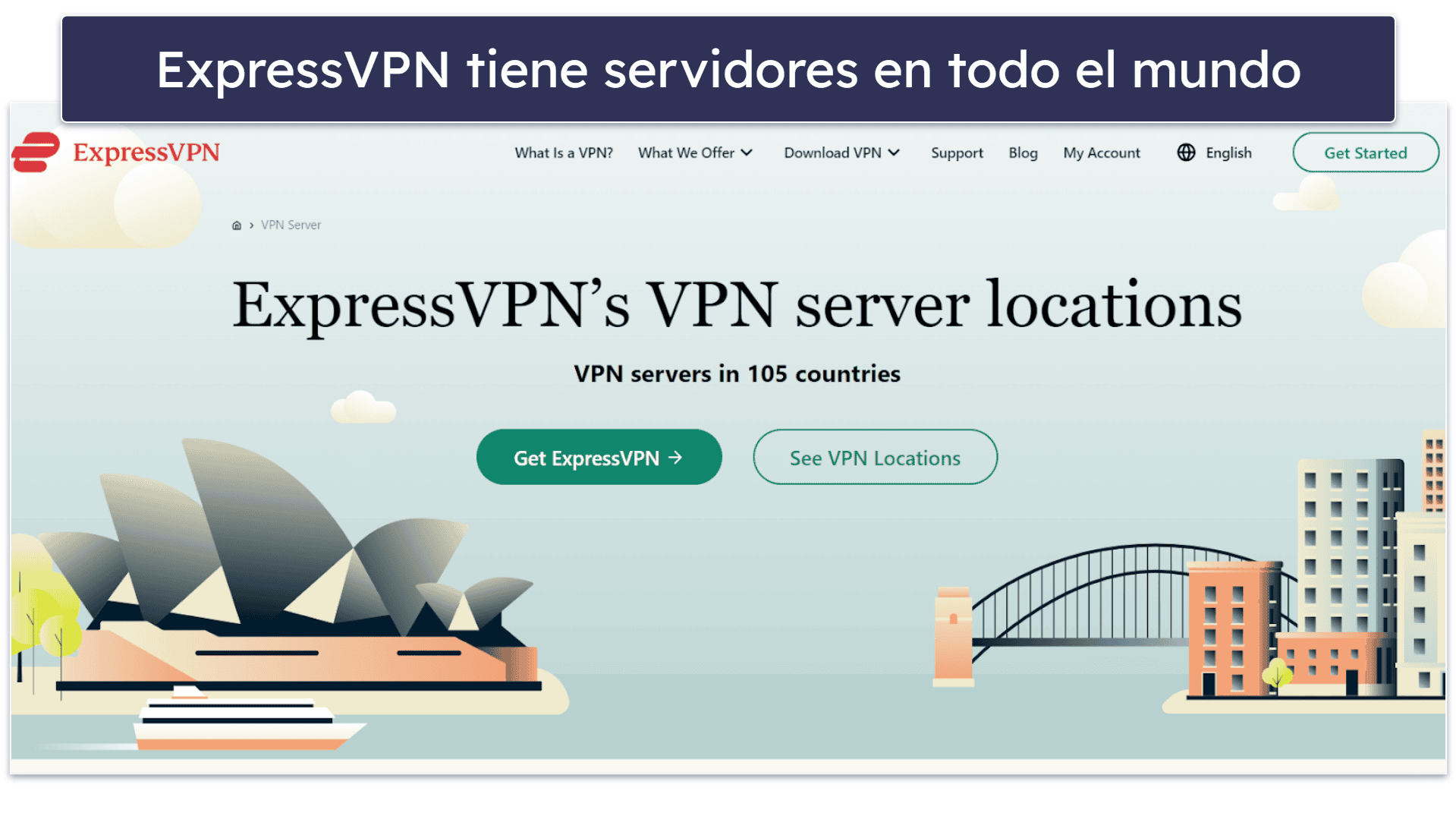 Servidores: las dos VPN tienen redes de servidores buenas