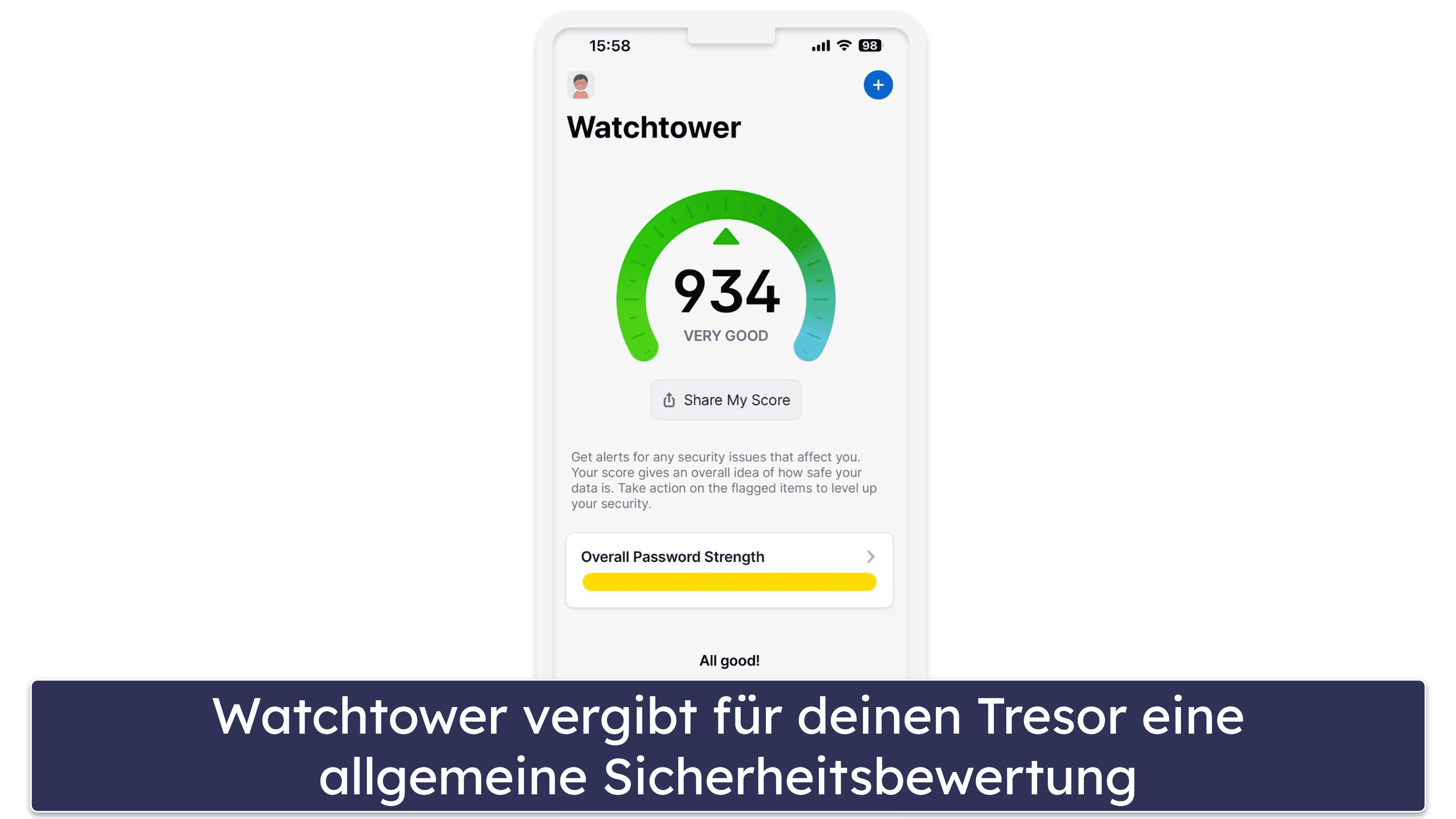 🥈2. 1Password — Unbegrenzte Speicherung von Passwörtern in mehreren Tresoren