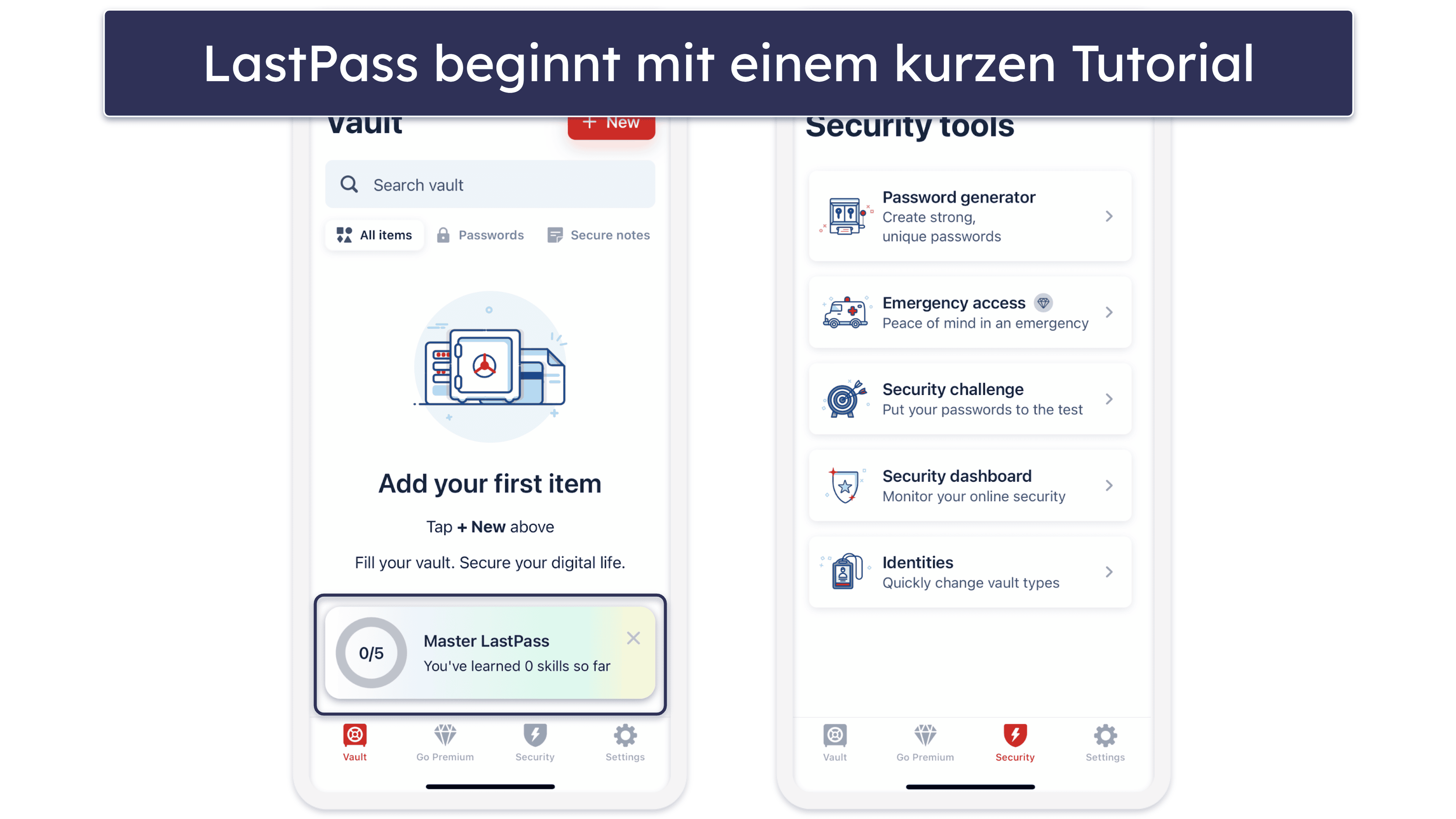 5. LastPass — Unbegrenzte Speicherung und Freigabe von Passwörtern für 1 Benutzer