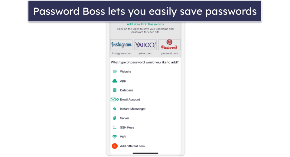 10. Password Boss — Well-Designed iOS App With a Decent Range of Features