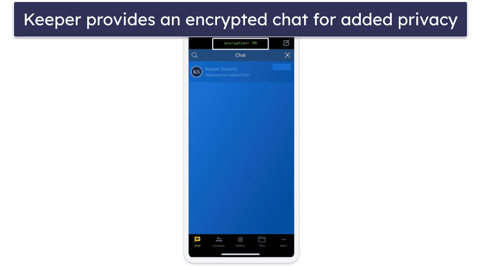🥈2. Keeper — Best Security Features for iOS