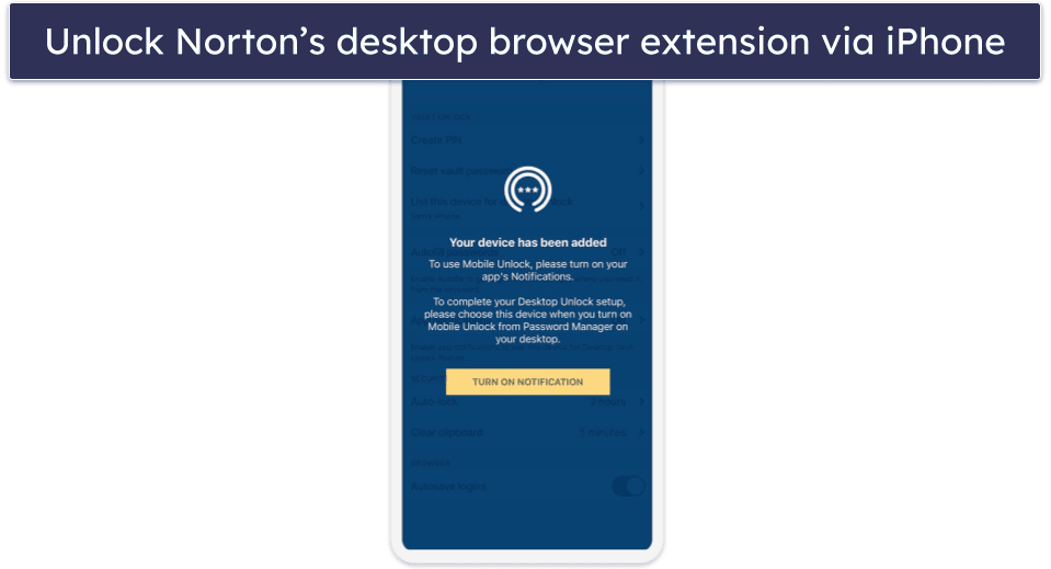 Bonus. Norton Password Manager — Great Free Option With an Intuitive iOS App