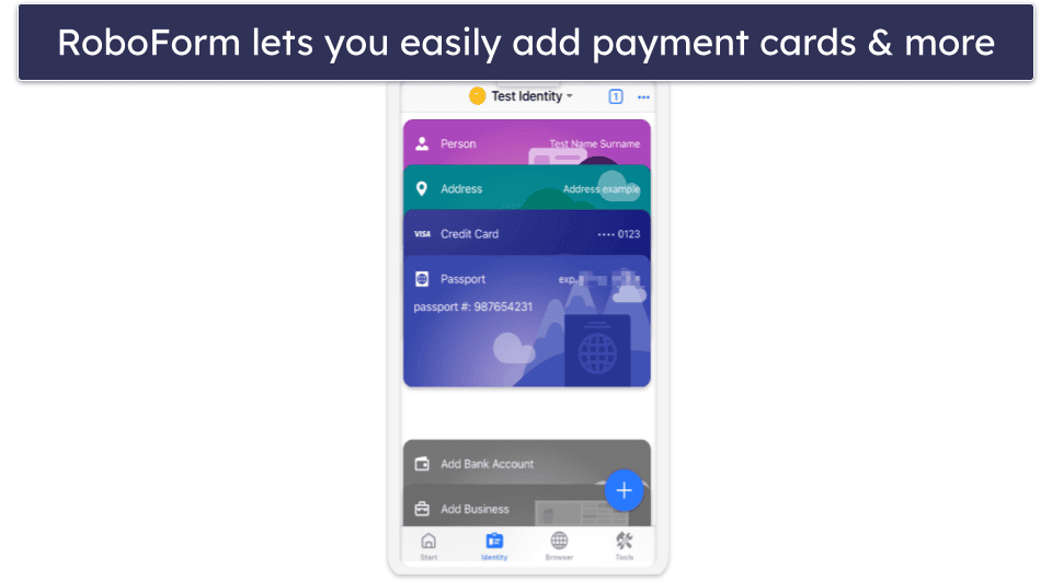 🥉3. RoboForm — Best for Advanced Form Filling on iOS