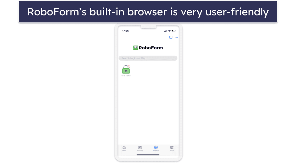 🥉3. RoboForm — Best for Advanced Form Filling on iOS