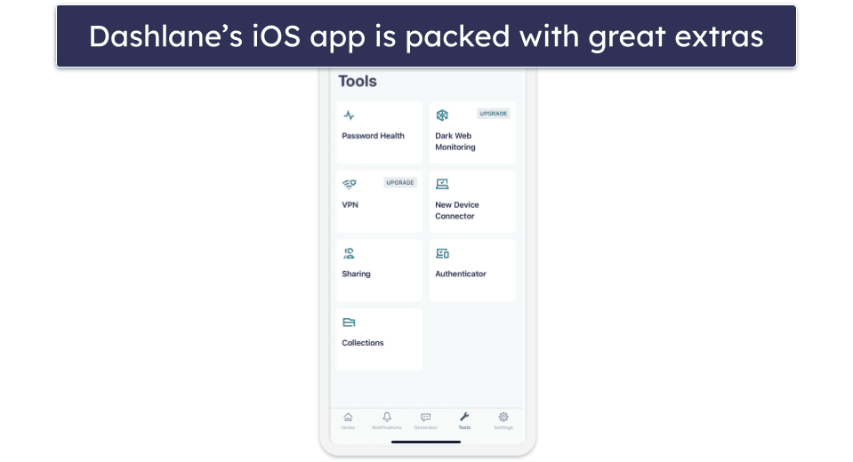 4. Dashlane — Excellent iOS Integration &amp; Extra Features