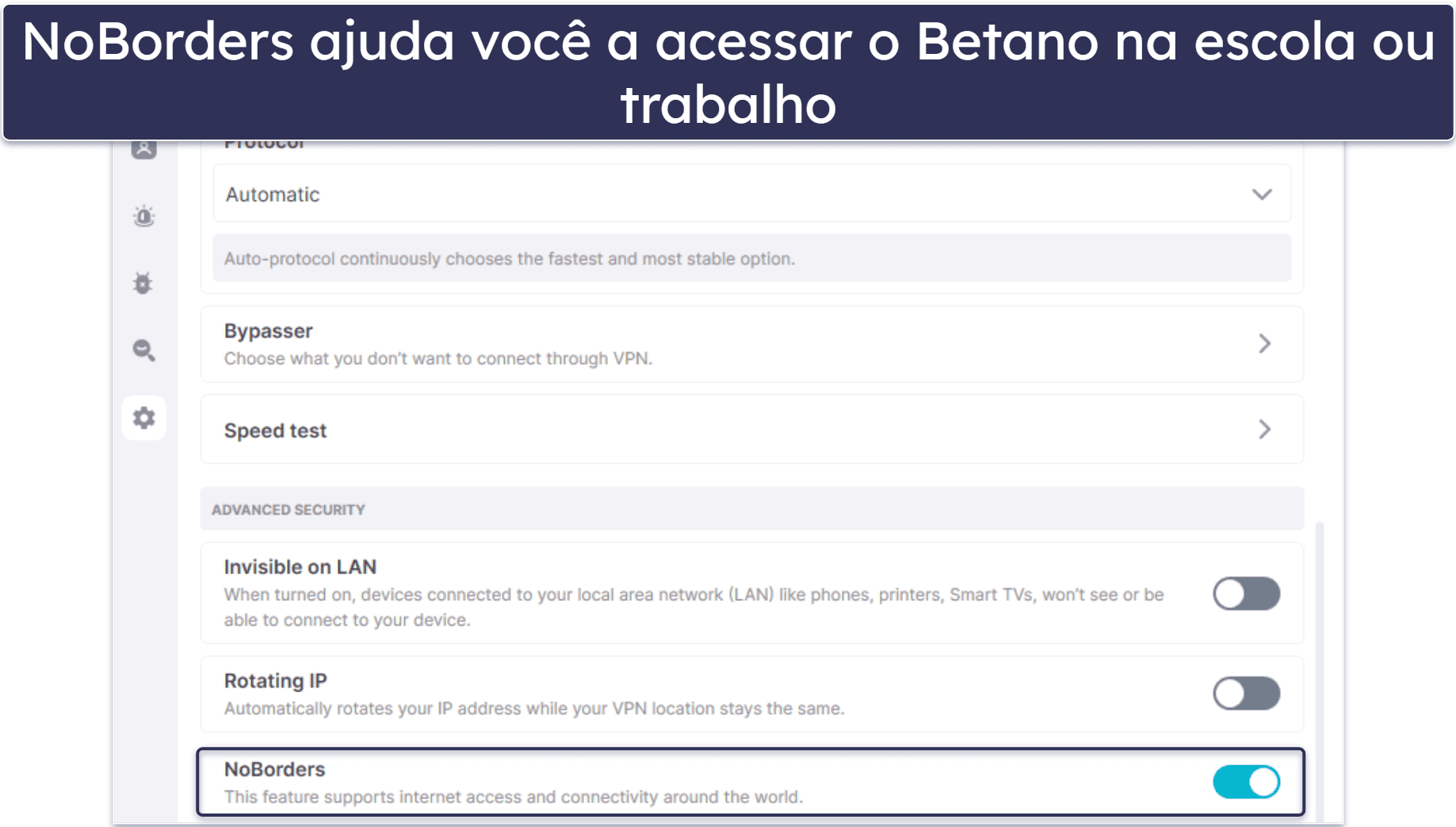 Resumo rápido das melhores VPNs para Betano: