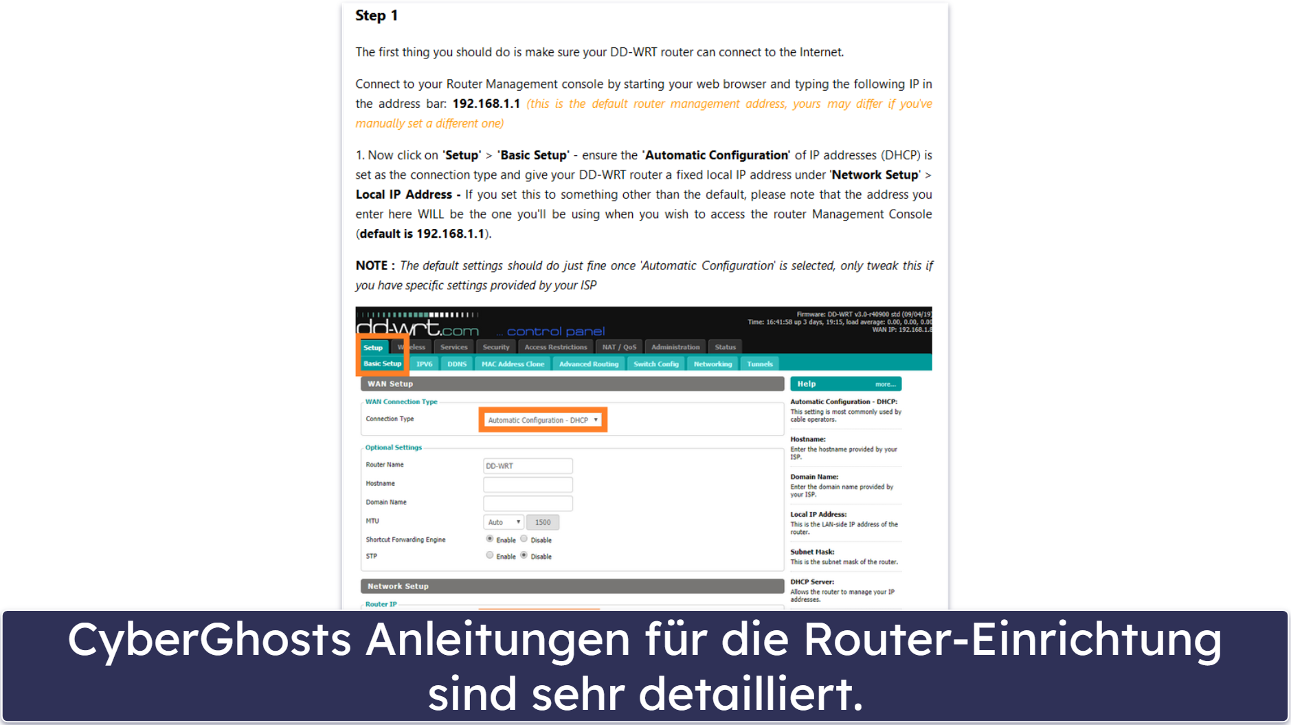 🥉3. CyberGhost VPN – Einfache Einrichtung + für Streaming-optimierte Server