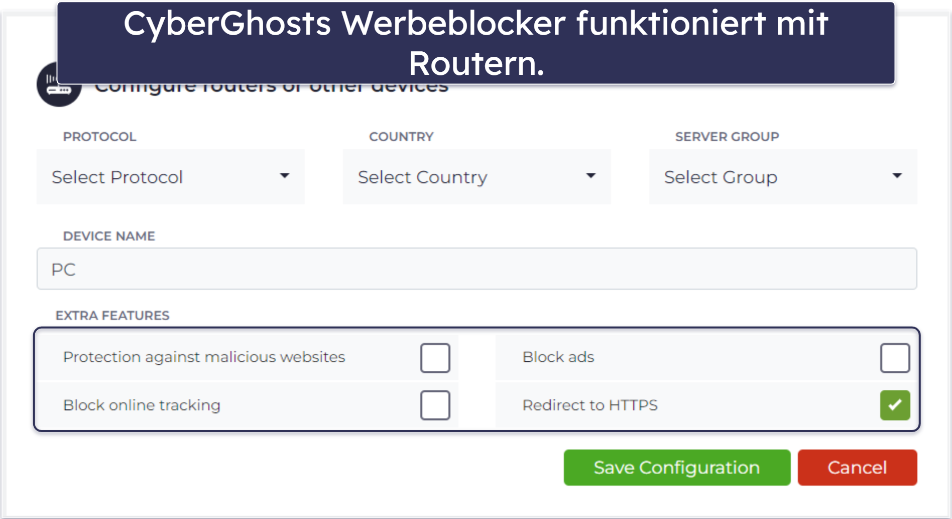 🥉3. CyberGhost VPN – Einfache Einrichtung + für Streaming-optimierte Server