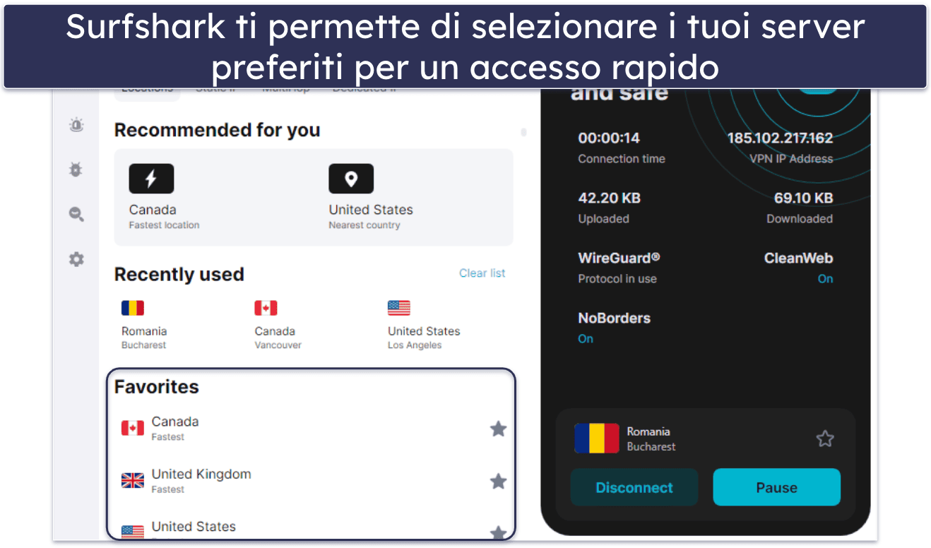 4. NordVPN: ottima per scaricare e condividere file in sicurezza