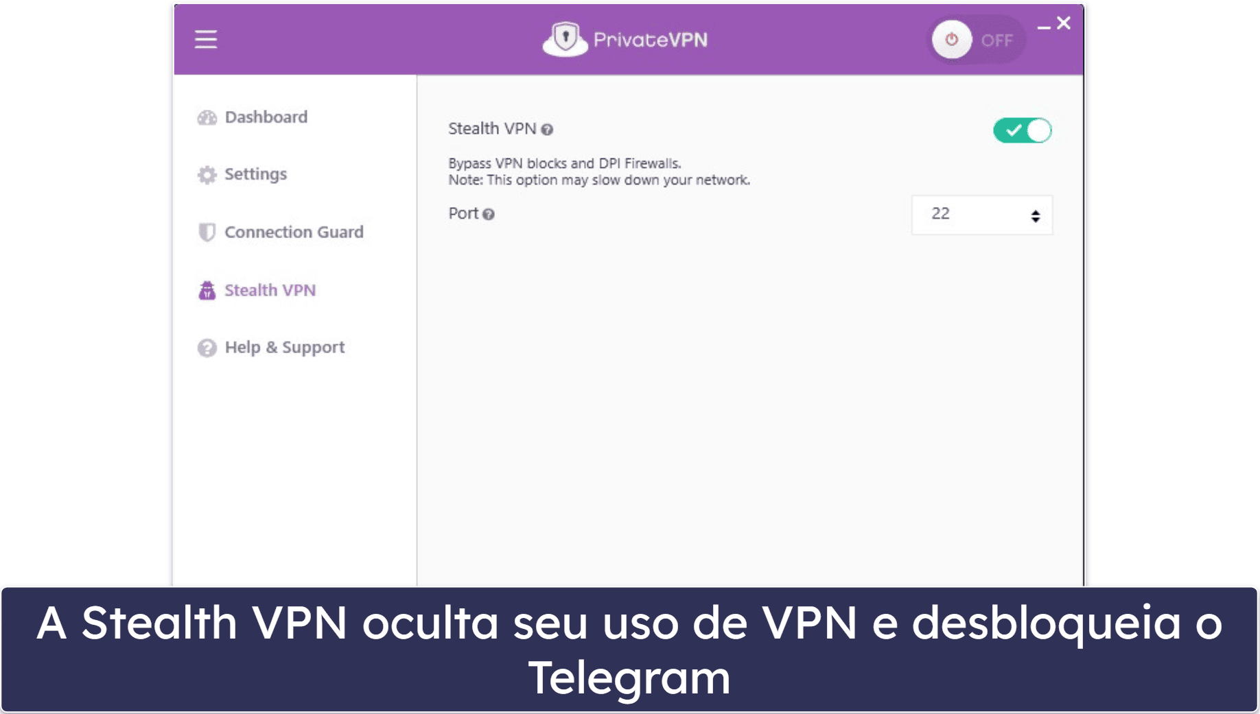 5. PrivateVPN — VPN fácil de usar para desbloquear o Telegram