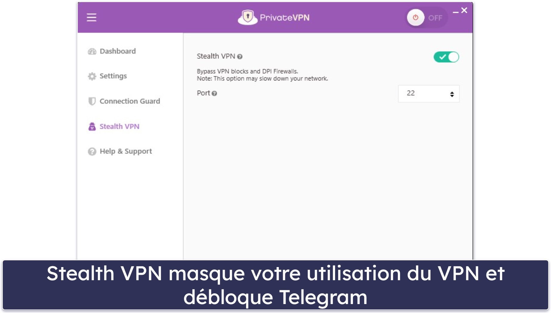 5. PrivateVPN — Un VPN facile à utiliser pour débloquer Telegram