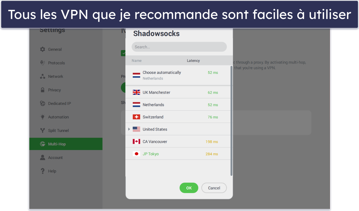 Méthodologie de test : Critères de comparaison et de classement