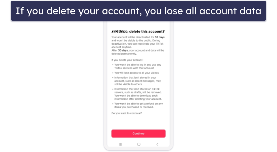 What Happens When You Delete Your TikTok Account?