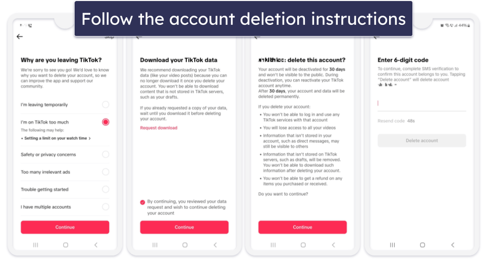 How to Delete Your TikTok Account