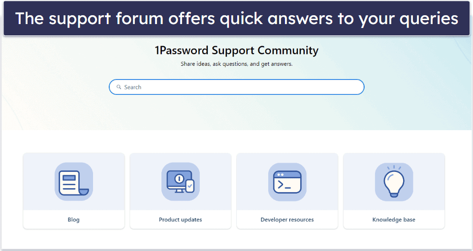 1Password Customer Support — Swift &amp; Helpful Service